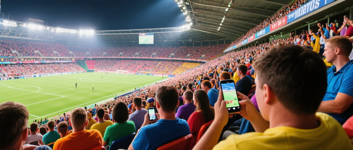 体育现场粉丝互动